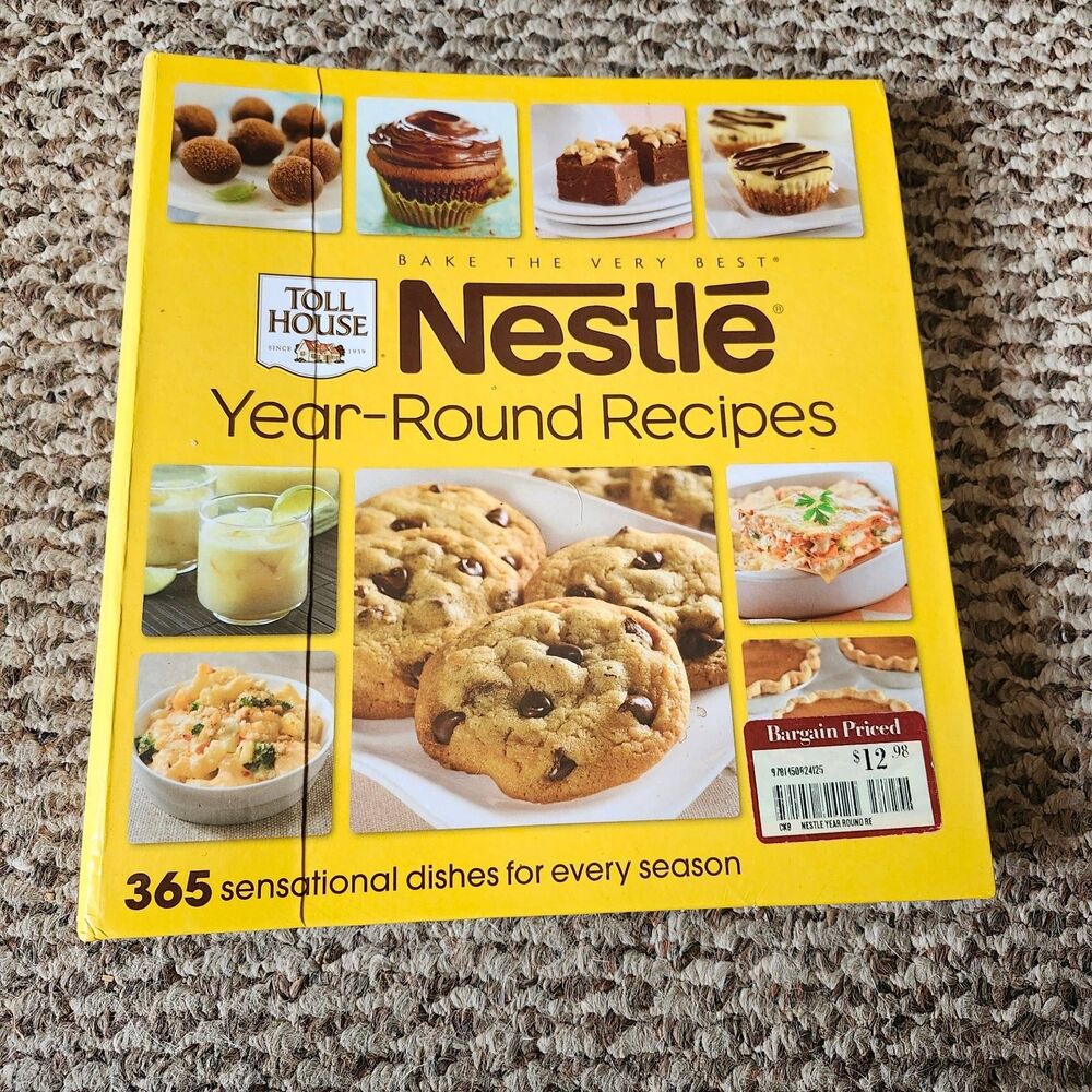 Nestlé Toll House Year‑Round Recipes Cookbook 2012 Cookies Baking Desserts Rare